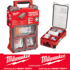 Milwaukee Packout First Aid Kit BS8599-1 Workplace Case 4932479638-Heavy Duty UK