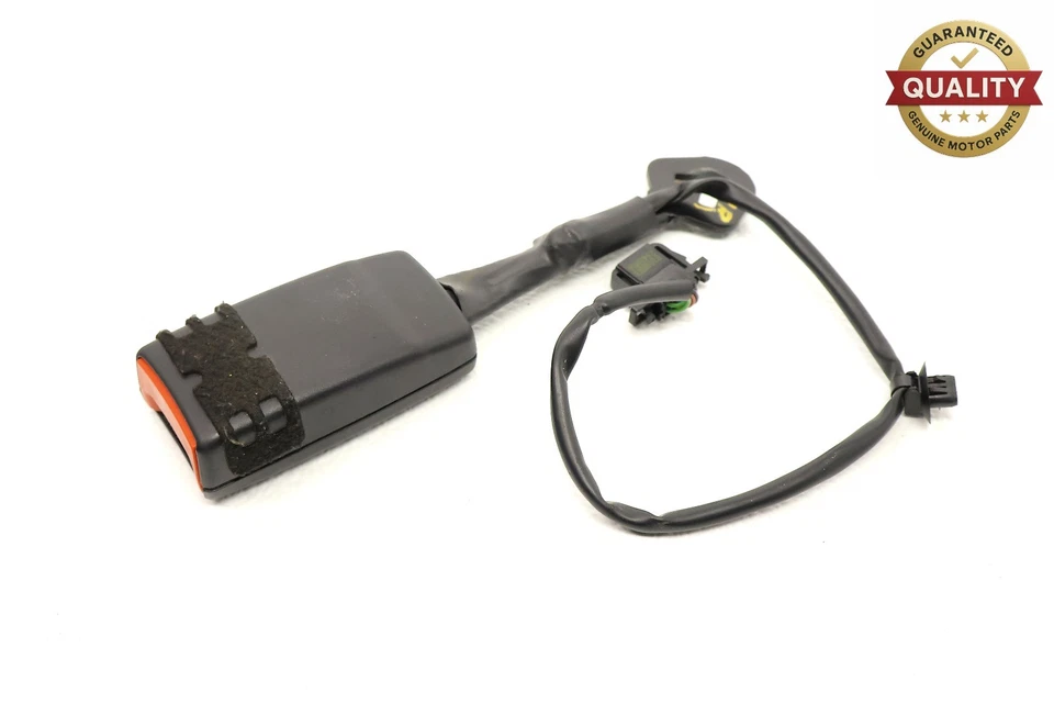 AUDI A8 QUATTRO 2011-2018 HEBILLA DE CINTURÓN DE SEGURIDAD DEL LADO DEL PASAJERO DELANTERO DERECHO NEGRO OEM Foto 2 de 4