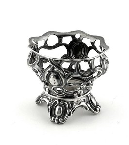 Antique French 950 Silver Open Salt Cellar Martial Fray Paris 1849-1861 36g