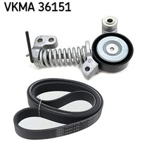 SKF Keilrippenriemensatz VKMA 36151 für VOLVO V90 2 235 XC60 246 S60 134 S90 234