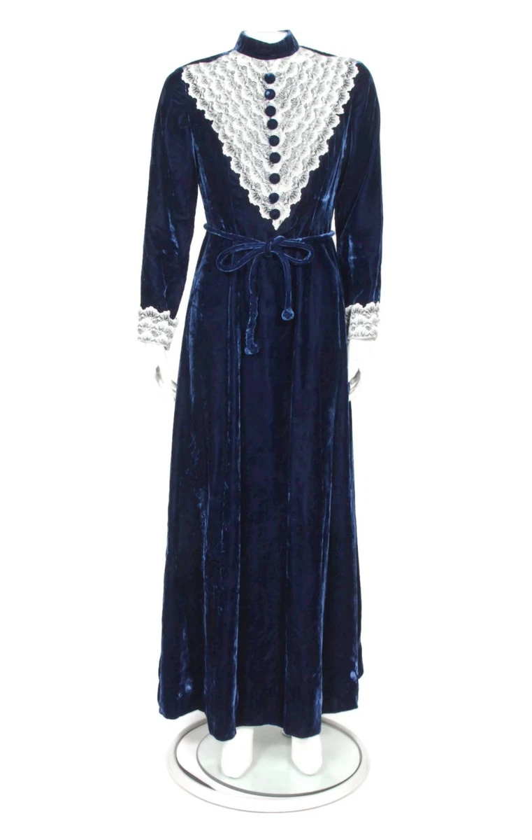 Blue Velvet Vintage Dresses for Women for sale | eBay
