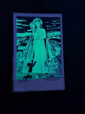 PK- AK -Leuchtkarte- Missions Madonna - Matth Schiestl- 19??-ungelaufen