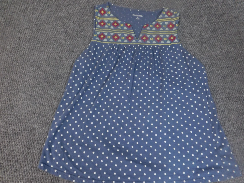 Blusa mujer Kim Rogers pequeña azul jersey lunares sin mangas Foto 2 de 4