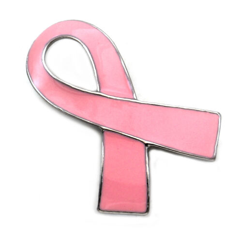 Accesorio del mes de apoyo al cáncer de mama cinta rosa broche corazón pin b3 - Imagen 3 de 3