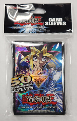 OFFICIAL KONAMI YUGIOH DARK SIDE OF DIMENSIONS CARD SLEEVES (YUGIOH SIZE)  50ct | eBay