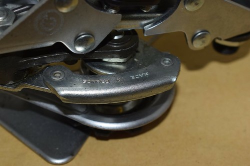 HURET DUOPAR ECO rear derailleur long cage 1970s Vintage silver France made NOS - Picture 6 of 12