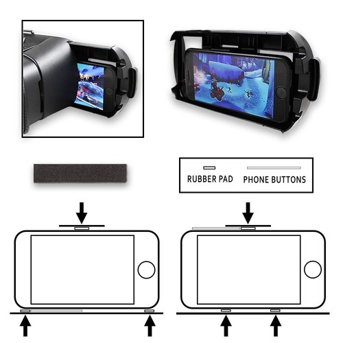 B2G1 GRATIS 3D Virtual Reality VR Brille Goggles für Asus ROG Phone 7 / Ultimate - Bild 5 von 9