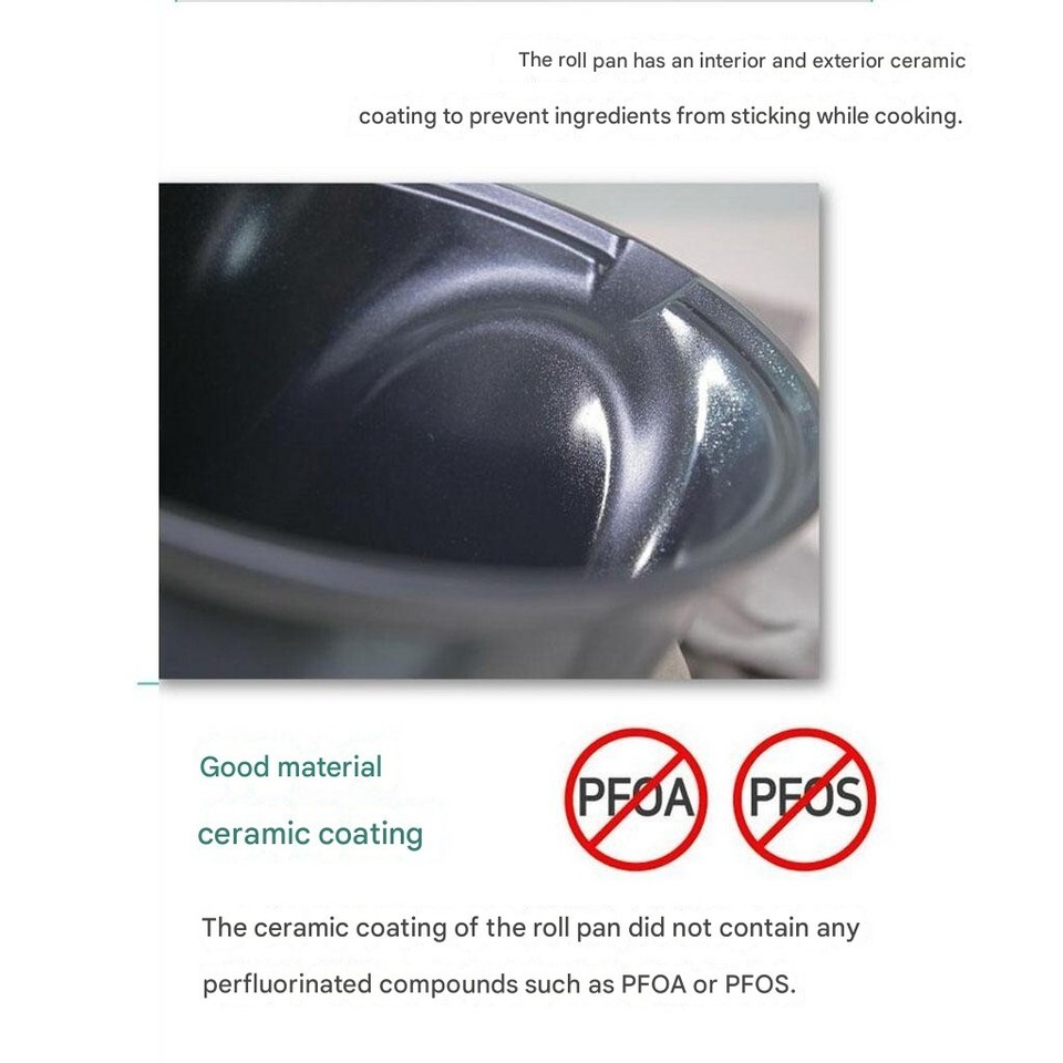 Vitalplant Rollpan Original Auto Rotating Cooking Pot Camping Oven BBQ ...