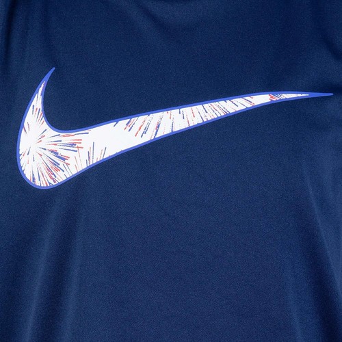 Nike Little Boy' Swoosh Graphic Tank Top & Mesh Shorts Set (86J554-U10) Size 4 - Picture 4 of 5