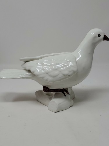 Unique Vintage Costa Italy White Dove Handmade Pottery Sculptured - Picture 5 of 12