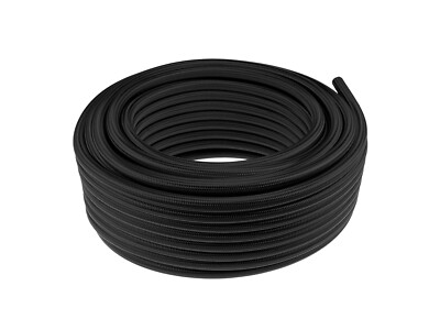 AN4 Nylon Gewebe Leitung Stahl flex Kraftstoff Öl Benzin Schlauch Dash 4 1m