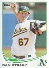 Dan Straily 2013 Topps #648 Athletics ID:32548