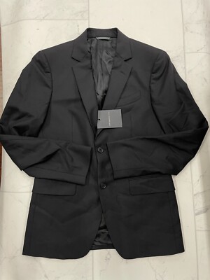 NWT $ 1398 John Varvatos Austin Jacket In Black Size:46RG