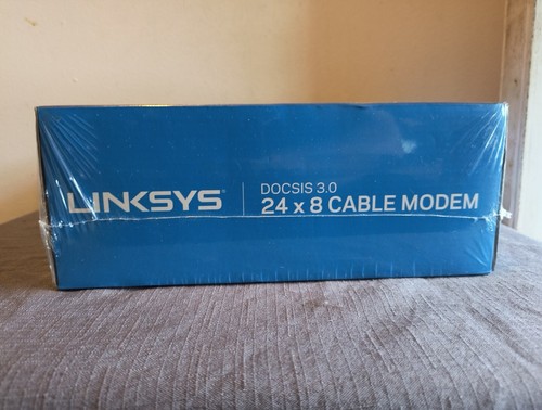 Linksys DOCSIS 3.0 24x8 Cable Modem CM3024 with Coax Cable New In Box - Picture 5 of 6