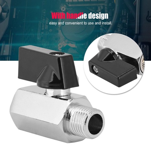Pc Water Cooling Ball Valve G1 4 Threads Valves Water Ball Valve For - Photo 2/8