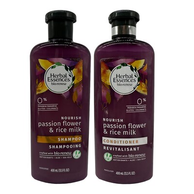 Herbal Essences Bio-Renew Nourish Passion Flower & Rice Milk Shampoo Conditioner