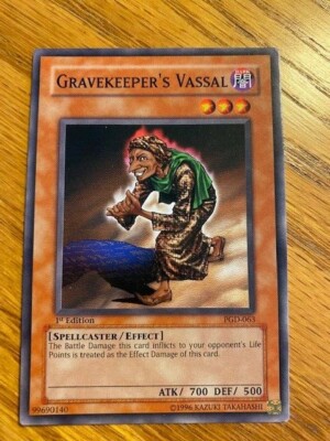 Yu-Gi-Oh! Card GRAVEKEEPER'S VASSAL PGD-063 - 1st Edition - Never ...