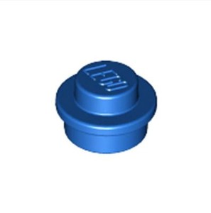 Lego Lot Of 10 Blue 1 x 10 Plates