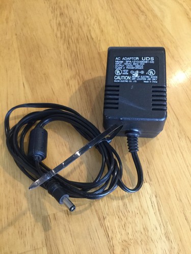 UDS SPA-1210 AC DC Power Supply Adapter Charger Output Cord 12v 1000mA 490081-03
