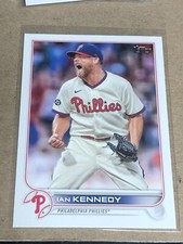 2022 Topps Series 1 Baseball Ian Kennedy Philadelphia Phillies #102 M33