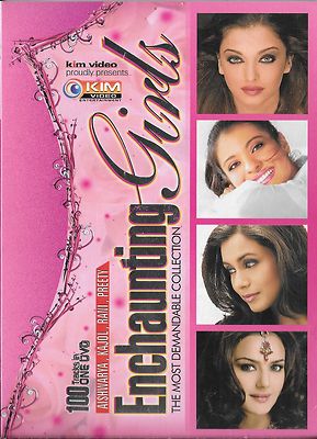 ENCHAUNTING GIRLS - THE MOST DEMANDABLE COLLECTION OF BOLLYWOOD 100 SONGS DVD