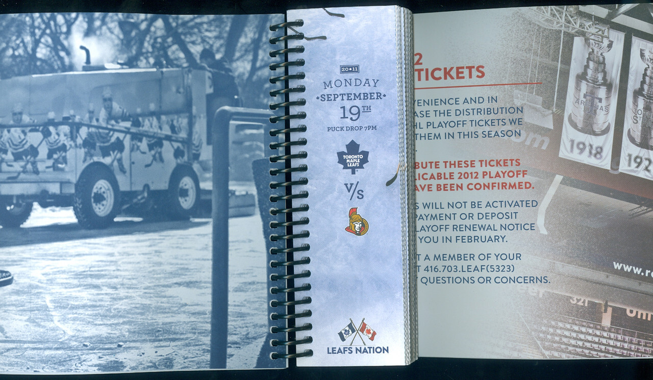 2011 12 TORONTO MAPLE LEAFS SEASON TICKET BOOK EBay 2011-12-toronto-maple-leafs-season-ticket-book-ebay