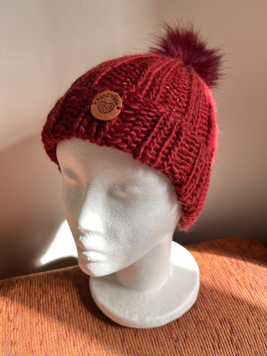 cappello di lana bambini fatto a mano. Con pura lana 100%. - Imagen 6 de 12