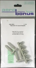 Aerobonus 1/48th Scale Resin FAB250TS Soviet Bombs Item No. 480003