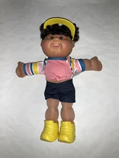 Cabbage Patch Kids (CPK) Doll with Sun Visor and Matching Yellow Boots WCT-55K