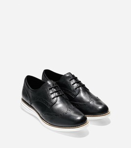womens black wingtip oxfords
