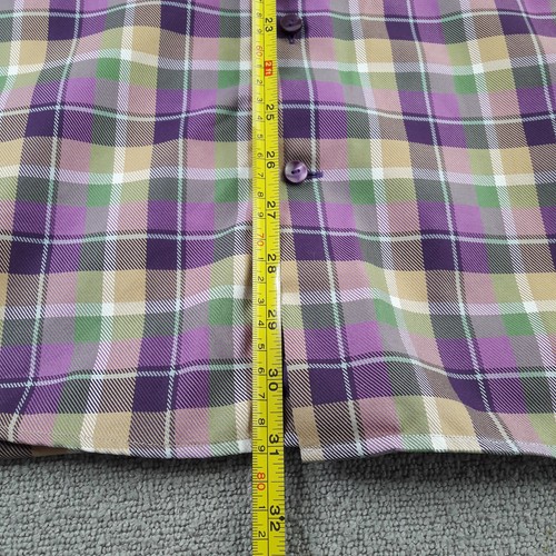 Eton Mens Shirt 16 41 Check Button Down Collared Casual Slim Fit Adult Cotton - Picture 5 of 12