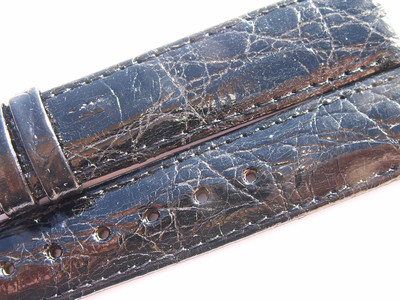 ZENITH LEATHER BAND STRAP BLACK 17 MM 73/113 NEW Z17-07