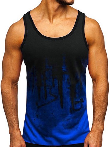 Men Gym Tank Top Vest Sleeveless Bodybuilding Fitness Muscle Workout Tee AU - Picture 73 of 77