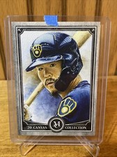 KESTON HIURA CANVAS COLLECTION 2020 TOPPS MUSEUM COLLECTION BASEBALL BREWERS
