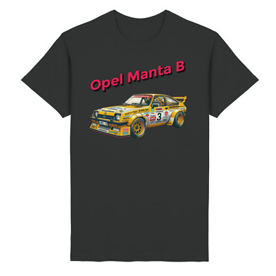 Deutsches Kulturgut - Opel Manta B GT/E T-Shirt | Irmscher, Racing Opel-Gang