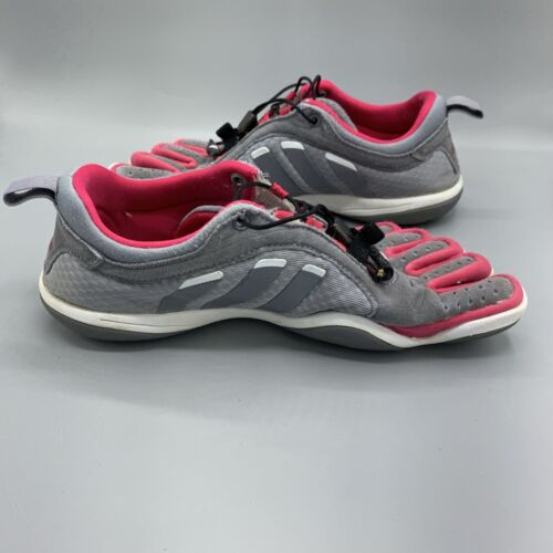 Adidas Adipure Barefoot 1.1 Lace Trainer 5,5 grau/pink minimalistische Laufschuhe - Bild 7 von 9