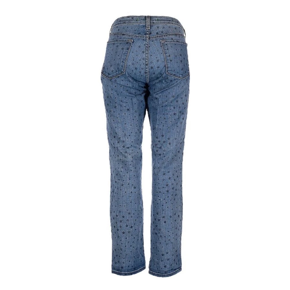 J Brand Aoki Vin Star Size 30 Boyfriend Ankle Jeans Denim Star Print - Image 2 of 4