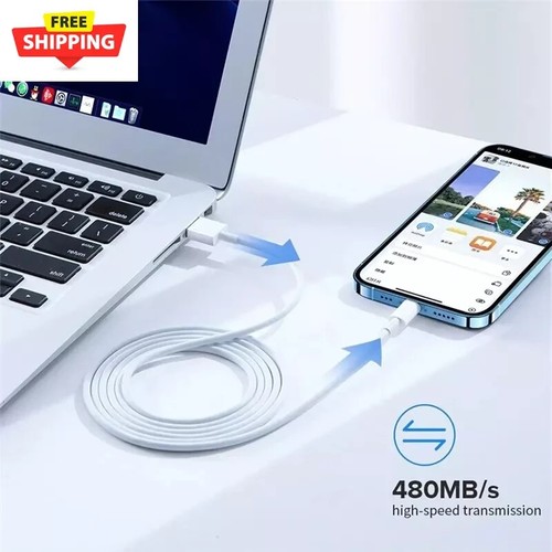 Original 30W USB Cable for Apple Iphone 14 13 12 11 7 8 XS XR Fast Charging USB - Picture 2 of 12