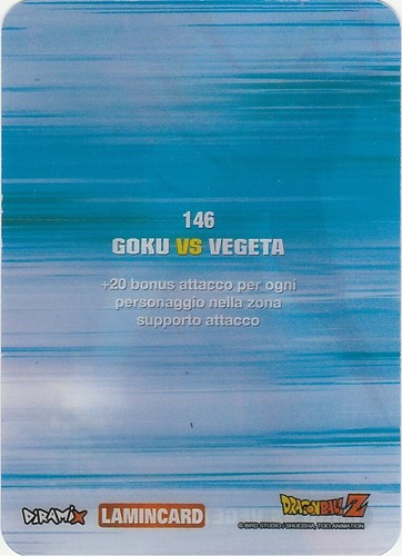 Lamincards Dragon Ball Z Diramix Serie 2020 GOKU VS VEGETA N 146 - Imagen 2 de 2