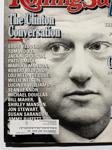 Rolling Stone Magazine Nov 1998 Bill Clinton - Picture 5 of 7