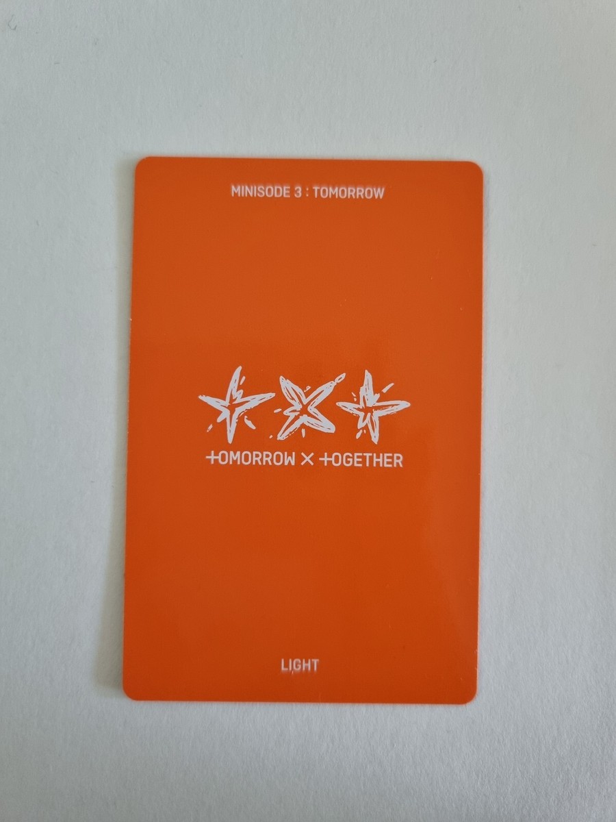 TXT Tomorrow X Together minisode 3 : Official Photocard Postcard +