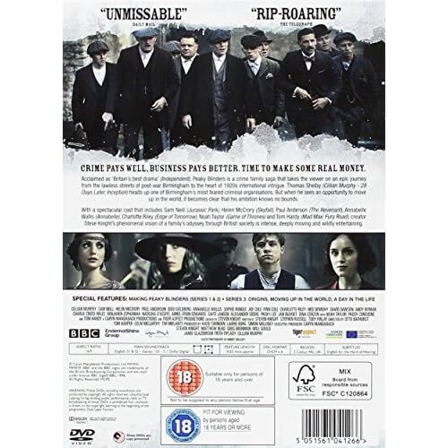 PEAKY BLINDERS Seasons 1-3 Complete Collection 1 2 3 TV Series New Region 2 DVD - Picture 6 of 12