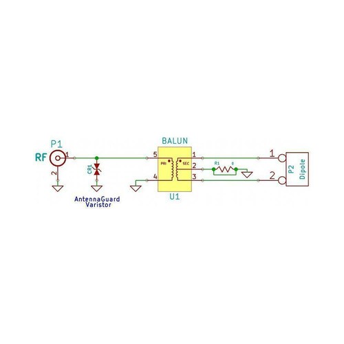 Nooelec 'Balun One Nine': Tiny Low-Cost 9:1 Balun; Long RTL-SDR HF Wire W2I3 - Photo 9/10
