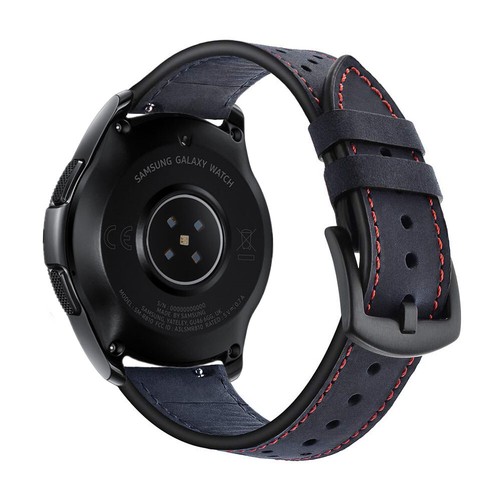 Para Samsung Galaxy Watch 46mm 42mm Clásico Cuero Genuino Banda Reloj Cinturón Lo último - Imagen 28 de 33