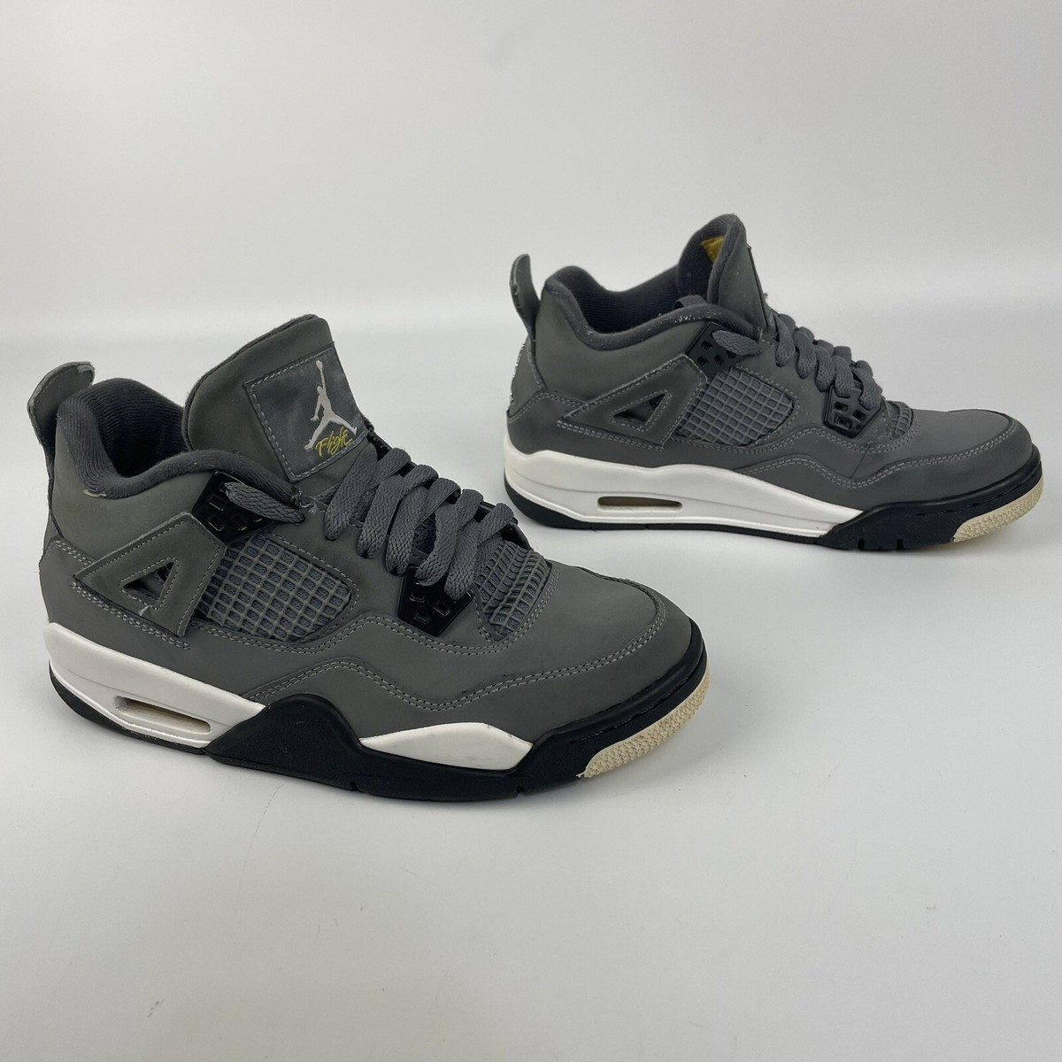 Nike Air Jordan Retro 4 Cool Grey 408452-007 2019 GS Size 5.5Y
