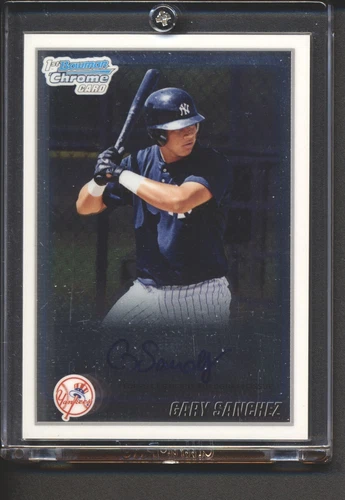 2010 Bowman Chrome Prospects Baseball AUTO Gary Sanchez ROOKIE MINT N.Y. YANKEES