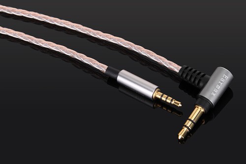 8-core braid OCC Audio Cable For Creative Hitz WP380 AURVANA PLATINUM/GOLD - Picture 3 of 4
