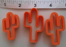 Cactus Set of 3 Polymer Clay  Cutters Create Along, New, Jewelry, Earrings