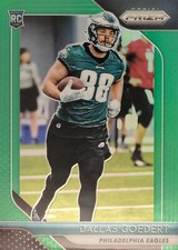 2018 Panini Prizm Football Rookies #299: Dallas Goedert Green