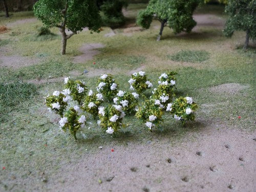 Diseño de granja de ferrocarril MP SCENERY 10 flores de saúco calibre N de 1/2" de alto - Imagen 4 de 4